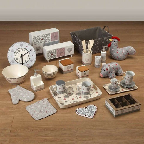 Bote para Utensilios de Cocina Versa Cerámica (10 x 15 x 10 cm)