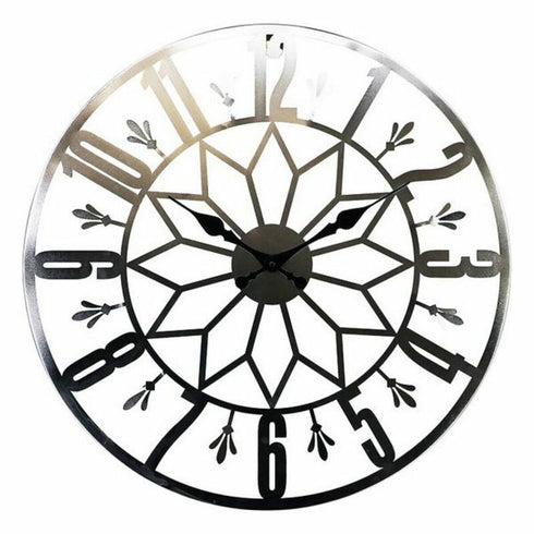 Reloj Versa Metal Madera MDF 60 x 3,5 x 60 cm