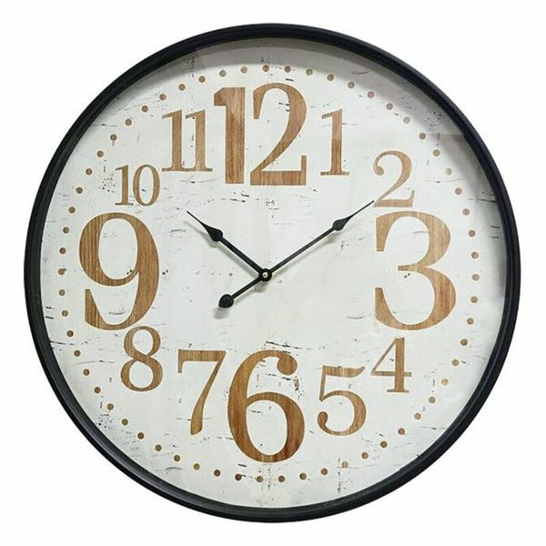 Reloj de Pared Versa Madera MDF y metal (6 x 60 x 60 cm)