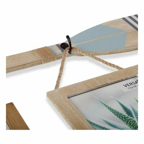 Portafotos Versa Remo Múltiple Cuerda Madera MDF 5 x 35 x 55 cm (35 x 55 cm)