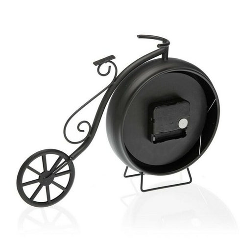 Reloj de Mesa Versa Bicicleta Negro Hierro 10 x 23 x 29 cm