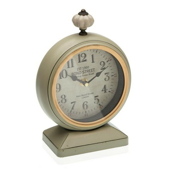 Reloj de Mesa Versa VS-18190905 Blanco Metal Casual 8,5 x 23 x 16 cm