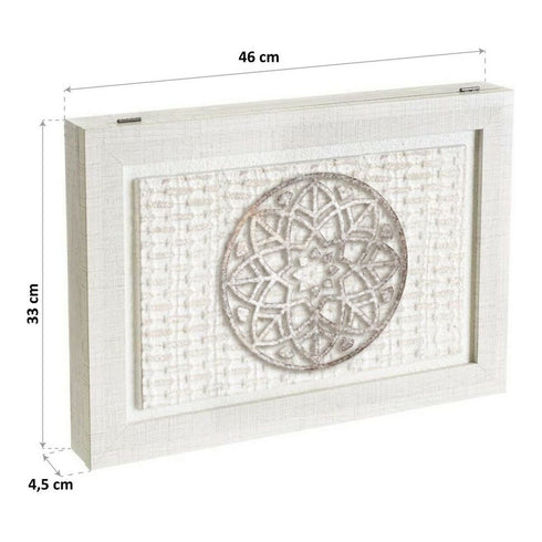 Caja Decorativa Mandala Madera MDF (4,5 x 33 x 46 cm)