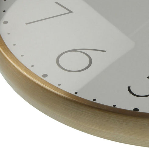 Reloj de Pared Versa Dorado Metal Aluminio 5 x 39 x 31,5 cm