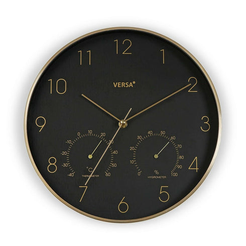 Reloj de Pared Versa Aluminio (31 x 4 x 31 cm)