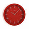 Reloj de Pared Versa Rojo Polipropileno (4,3 x 30 x 30 cm)