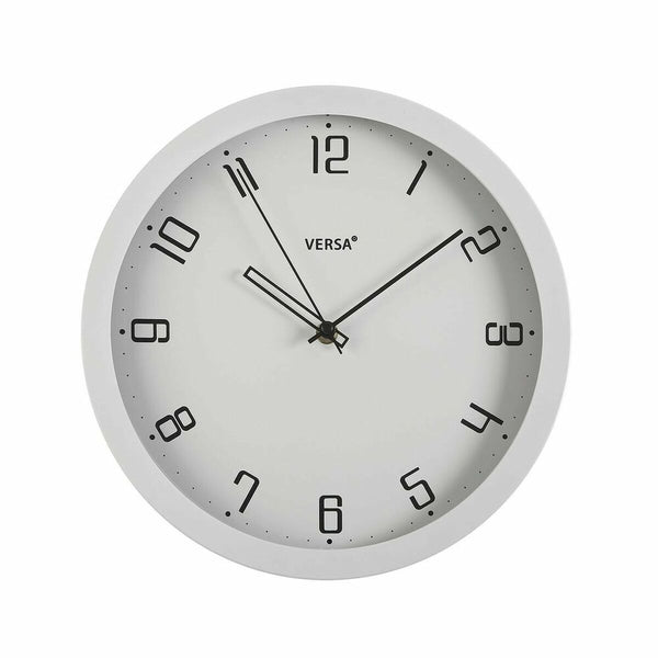 Reloj de Pared Versa Blanco Polipropileno (4,3 x 30 x 30 cm)