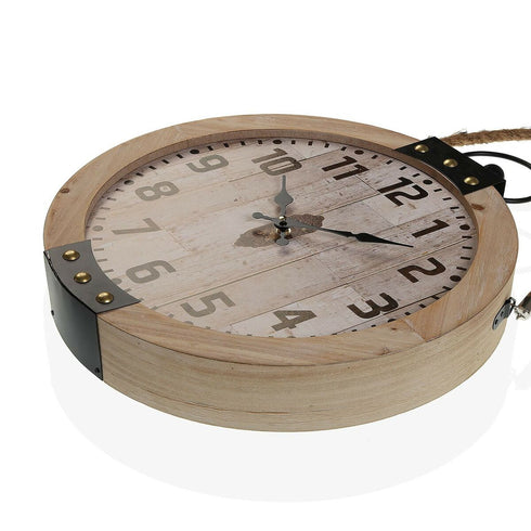 Reloj de Pared Versa o CLOCK Madera MDF (40 x 6,5 x 47 cm)