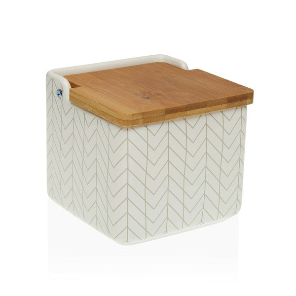 Salero con Tapa Versa Eris 12,2 x 11,5 x 12,2 cm Cerámica