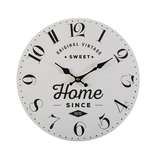 Reloj de Pared Versa Home Madera (4 x 29 x 29 cm)