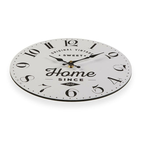 Reloj de Pared Versa Home Madera (4 x 29 x 29 cm)