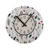 Reloj de Pared Versa Sansa Flores Madera 4 x 30 x 30 cm