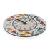 Reloj de Pared Versa Selene Flores Madera 4 x 30 x 30 cm