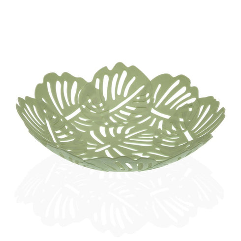 Centro de Mesa Versa Hojas Verde Polipropileno (27 x 6 x 27 cm)