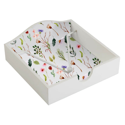 Servilletero Versa Sansa Madera MDF (18 x 7 x 18 cm)