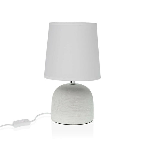 Lámpara de mesa Versa Blanco Cerámica 14 x 22 x 14 cm