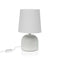 Lámpara de mesa Versa Blanco Cerámica 14 x 22 x 14 cm