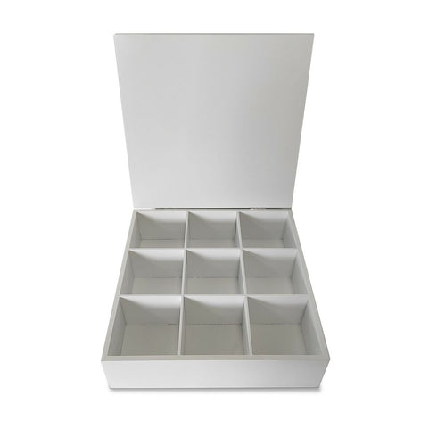 Caja Decorativa Versa Mandala Madera MDF 24 x 7 x 24 cm