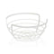 Frutero Versa Blanco Metal Acero 24,2 x 12 x 27 cm