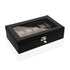 Caja para Relojes Versa Negro Polipropileno Polipiel 20 x 8,5 x 32,5 cm