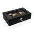 Caja para Relojes Versa Negro Polipropileno Polipiel 20 x 8,5 x 32,5 cm