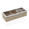Caja para Infusiones Versa Árbol Metal Madera MDF 23,5 x 6 x 10 cm