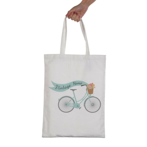 Bolsa de Compras Versa Bicicleta Poliéster 36 x 48 x 36 cm