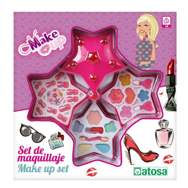 Set de Maquillaje Infantil Estrella Rosa