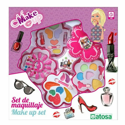 Set de Maquillaje Infantil Flor Rosa