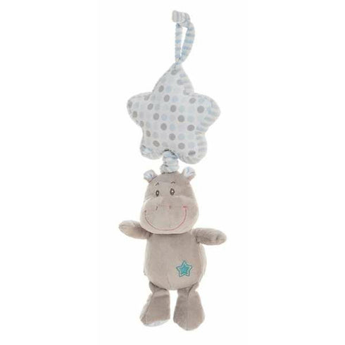 Peluche Sonajero Hippo Estrella Azul 35 cm
