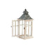 Farol DKD Home Decor Cristal Natural Negro Madera Blanco (25 x 25 x 65 cm)