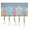 Perchero de Pared DKD Home Decor Madera Metal 60 x 3 x 30 cm