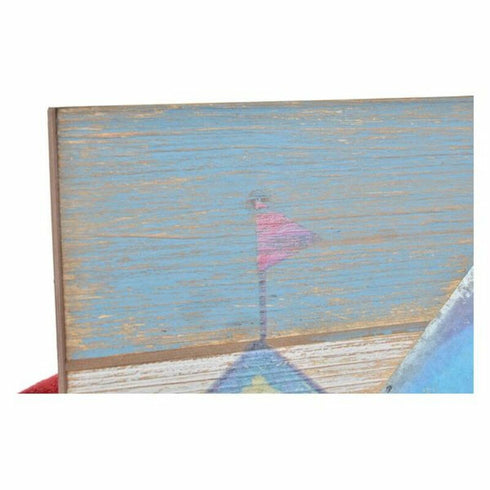 Perchero de Pared DKD Home Decor Madera Metal 60 x 3 x 30 cm