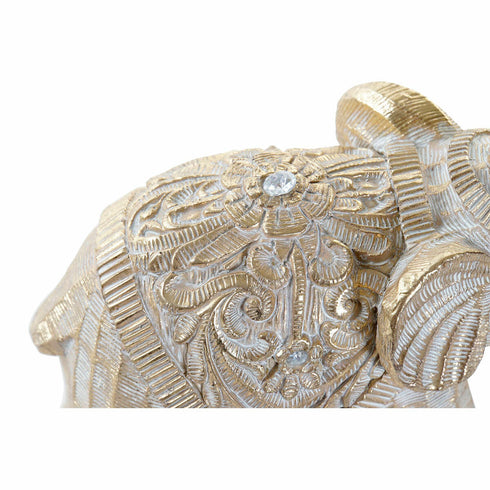 Figura Decorativa DKD Home Decor Dorado Elefante Colonial 17 x 7,5 x 15 cm