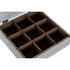 Caja para Infusiones DKD Home Decor Blanco Natural Madera Madera MDF 23 x 23 x 7 cm