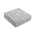Caja para Infusiones DKD Home Decor Blanco Natural Madera Madera MDF 23 x 23 x 7 cm