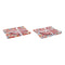Mantel y servilletas DKD Home Decor 8424001757626 Multicolor 154 x 154 x 0,3 cm (2 Unidades)