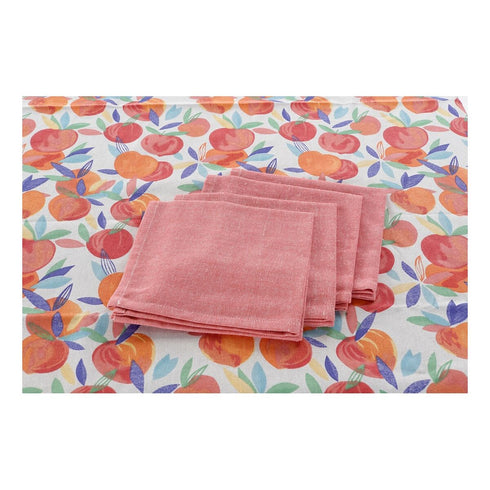 Mantel y servilletas DKD Home Decor 8424001757626 Multicolor 154 x 154 x 0,3 cm (2 Unidades)