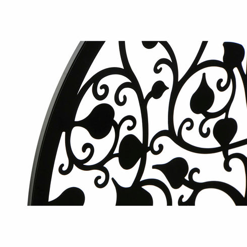 Decoración de Pared DKD Home Decor Negro Árbol Indio 60 x 1 x 60 cm (2 Unidades)