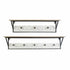 Perchero DKD Home Decor Blanco Metal Madera MDF (2 pcs)