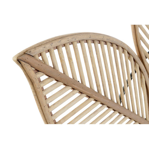 Decoración de Pared DKD Home Decor 87 x 2,5 x 64 cm Natural Hoja de planta