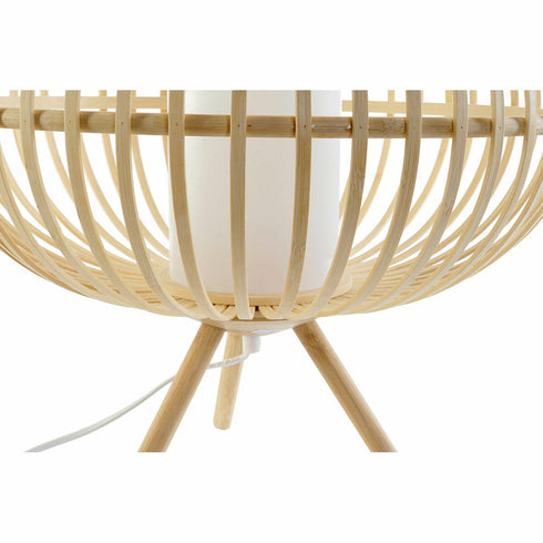 Lámpara de mesa DKD Home Decor Natural Madera 220 V 50 W Pino 40 x 40 x 36 cm