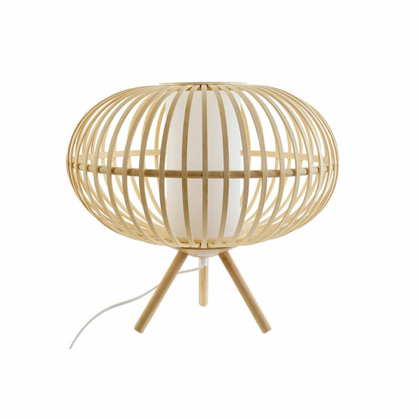 Lámpara de mesa DKD Home Decor Natural Madera 220 V 50 W Pino 40 x 40 x 36 cm