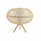 Lámpara de mesa DKD Home Decor Natural Madera 220 V 50 W Pino 40 x 40 x 36 cm