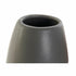 Jarrón DKD Home Decor Gris oscuro Rosa claro Cerámica Moderno 9,5 x 9,5 x 28 cm (2 Unidades)