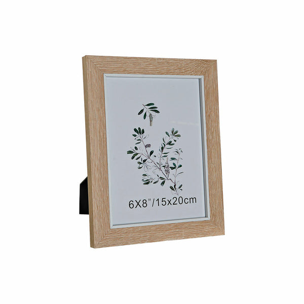 Marco de Fotos DKD Home Decor S3024107 Natural Madera MDF Shabby Chic (19 x 1,5 x 24 cm)