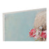 Cuadro DKD Home Decor Fur Train 80 x 3,5 x 80 cm Mujer Shabby Chic (2 Unidades)