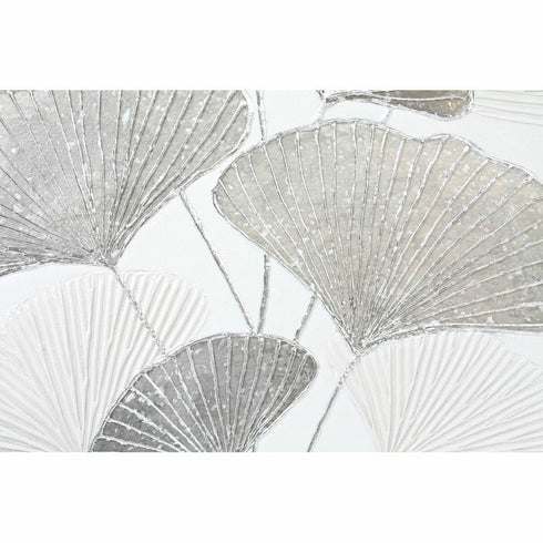 Cuadro DKD Home Decor 80 x 3,8 x 100 cm Lienzo Pino Tradicional Hoja de planta