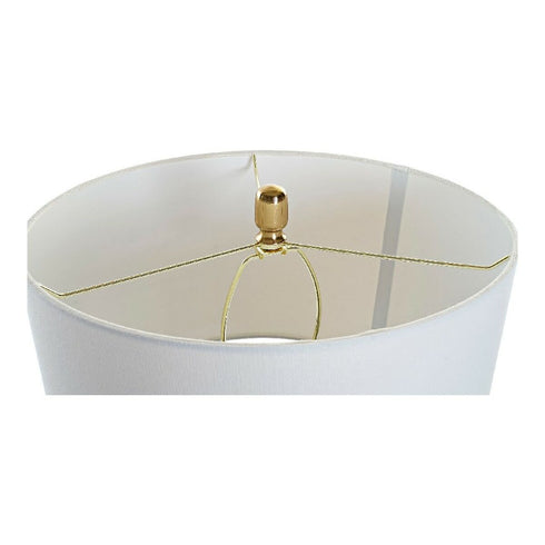 Lámpara de mesa DKD Home Decor LA-180680 Dorado Metal Blanco Mármol 220 V 38 x 38 x 69 cm 60 W