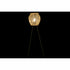 Lámpara de Pie DKD Home Decor Natural Negro Metal Ratán 220 V 50 W 50 x 50 x 128 cm